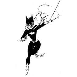 Dibujo para colorear: Batgirl (Superhéroes) #77994 - Dibujos para colorear