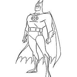 Dibujo para colorear: Batman (Superhéroes) #76825 - Dibujos para Colorear y Pintar