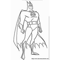 Dibujo para colorear: Batman (Superhéroes) #76826 - Dibujos para Colorear y Pintar