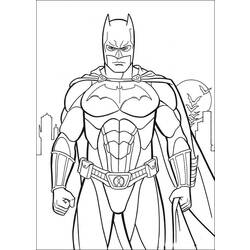 Dibujo para colorear: Batman (Superhéroes) #76833 - Dibujos para Colorear y Pintar