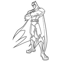 Dibujo para colorear: Batman (Superhéroes) #76834 - Dibujos para colorear