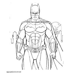 Dibujo para colorear: Batman (Superhéroes) #76835 - Dibujos para Colorear y Pintar
