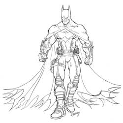 Dibujo para colorear: Batman (Superhéroes) #76836 - Dibujos para Colorear y Pintar