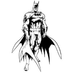Dibujo para colorear: Batman (Superhéroes) #76841 - Dibujos para Colorear y Pintar