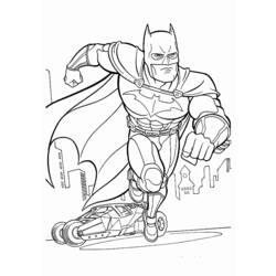 Dibujo para colorear: Batman (Superhéroes) #76850 - Dibujos para Colorear y Pintar
