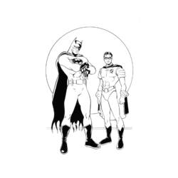 Dibujo para colorear: Batman (Superhéroes) #76859 - Dibujos para colorear