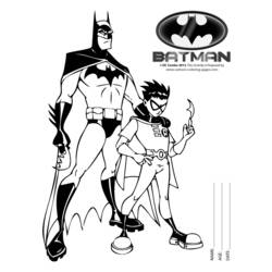 Dibujo para colorear: Batman (Superhéroes) #76862 - Dibujos para colorear
