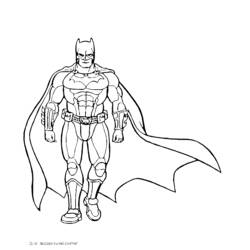 Dibujo para colorear: Batman (Superhéroes) #76871 - Dibujos para colorear