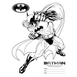 Dibujo para colorear: Batman (Superhéroes) #76898 - Dibujos para Colorear e Imprimir Gratis