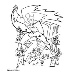 Dibujo para colorear: Batman (Superhéroes) #76930 - Dibujos para Colorear y Pintar