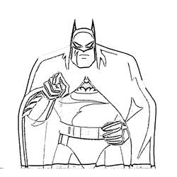 Dibujo para colorear: Batman (Superhéroes) #76986 - Dibujos para Colorear y Pintar