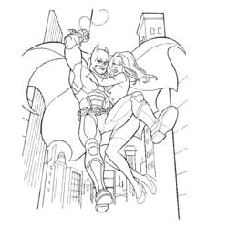 Dibujo para colorear: Batman (Superhéroes) #77002 - Dibujos para Colorear e Imprimir Gratis