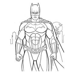 Dibujo para colorear: Batman (Superhéroes) #77061 - Dibujos para Colorear y Pintar