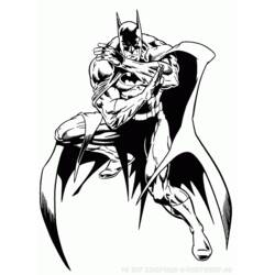 Dibujo para colorear: Batman (Superhéroes) #77084 - Dibujos para Colorear e Imprimir Gratis