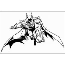 Dibujo para colorear: Batman (Superhéroes) #77088 - Dibujos para Colorear y Pintar