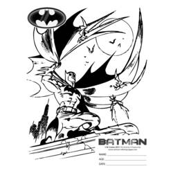 Dibujo para colorear: Batman (Superhéroes) #77098 - Dibujos para Colorear e Imprimir Gratis