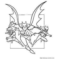 Dibujo para colorear: Batman (Superhéroes) #77112 - Dibujos para Colorear e Imprimir Gratis