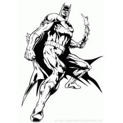 Dibujo para colorear: Batman (Superhéroes) #77115 - Dibujos para Colorear e Imprimir Gratis