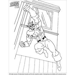 Dibujo para colorear: Captain America (Superhéroes) #76691 - Dibujos para Colorear e Imprimir Gratis