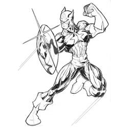 Dibujo para colorear: Captain America (Superhéroes) #76697 - Dibujos para Colorear e Imprimir Gratis