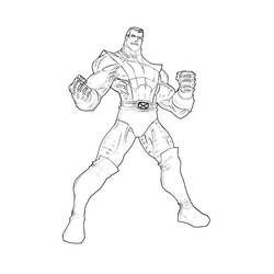 Dibujo para colorear: Colossus (Superhéroes) #82905 - Dibujos para colorear