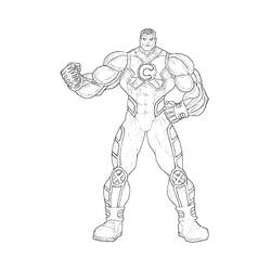 Dibujo para colorear: Colossus (Superhéroes) #82924 - Dibujos para colorear