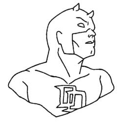 Dibujo para colorear: Daredevil (Superhéroes) #78208 - Dibujos para colorear