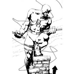 Dibujo para colorear: Daredevil (Superhéroes) #78211 - Dibujos para colorear
