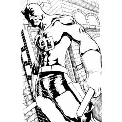 Dibujo para colorear: Daredevil (Superhéroes) #78212 - Dibujos para colorear