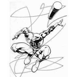 Dibujo para colorear: Daredevil (Superhéroes) #78216 - Dibujos para colorear