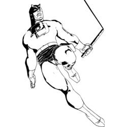 Dibujo para colorear: Daredevil (Superhéroes) #78220 - Dibujos para colorear