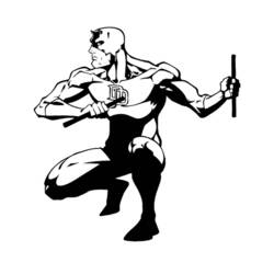 Dibujo para colorear: Daredevil (Superhéroes) #78236 - Dibujos para colorear