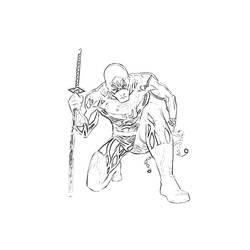Dibujo para colorear: Daredevil (Superhéroes) #78317 - Dibujos para colorear
