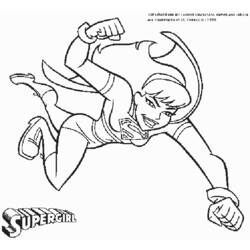 Dibujo para colorear: DC Comics Super Heroes (Superhéroes) #80128 - Dibujos para Colorear e Imprimir Gratis