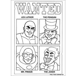 Dibujo para colorear: DC Comics Super Heroes (Superhéroes) #80144 - Dibujos para Colorear e Imprimir Gratis