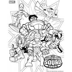 Dibujo para colorear: DC Comics Super Heroes (Superhéroes) #80191 - Dibujos para colorear