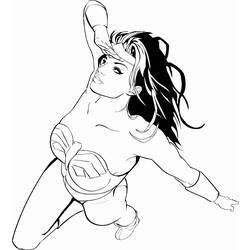 Dibujo para colorear: DC Comics Super Heroes (Superhéroes) #80233 - Dibujos para Colorear e Imprimir Gratis