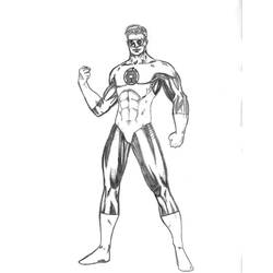 Dibujo para colorear: DC Comics Super Heroes (Superhéroes) #80286 - Dibujos para Colorear e Imprimir Gratis