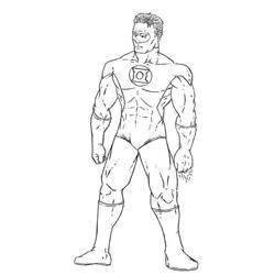 Dibujo para colorear: DC Comics Super Heroes (Superhéroes) #80419 - Dibujos para Colorear e Imprimir Gratis