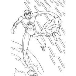 Dibujo para colorear: Fantastic Four (Superhéroes) #76335 - Dibujos para colorear