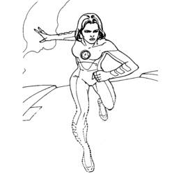 Dibujo para colorear: Fantastic Four (Superhéroes) #76470 - Dibujos para colorear