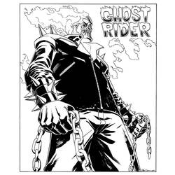 Dibujo para colorear: Ghost Rider (Superhéroes) #82088 - Dibujos para colorear