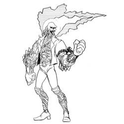 Dibujo para colorear: Ghost Rider (Superhéroes) #82109 - Dibujos para colorear