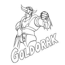 Dibujo para colorear: Goldorak (Superhéroes) #77224 - Dibujos para colorear