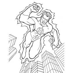 Dibujo para colorear: Green Lantern (Superhéroes) #81292 - Dibujos para colorear