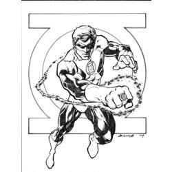 Dibujo para colorear: Green Lantern (Superhéroes) #81293 - Dibujos para colorear