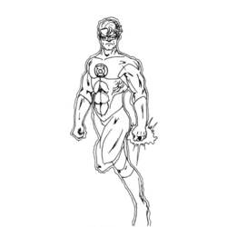Dibujo para colorear: Green Lantern (Superhéroes) #81369 - Dibujos para colorear