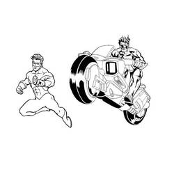 Dibujo para colorear: Green Lantern (Superhéroes) #81383 - Dibujos para colorear