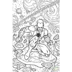 Dibujo para colorear: Green Lantern (Superhéroes) #81444 - Dibujos para colorear