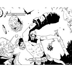 Dibujo para colorear: Hellboy (Superhéroes) #78582 - Dibujos para colorear